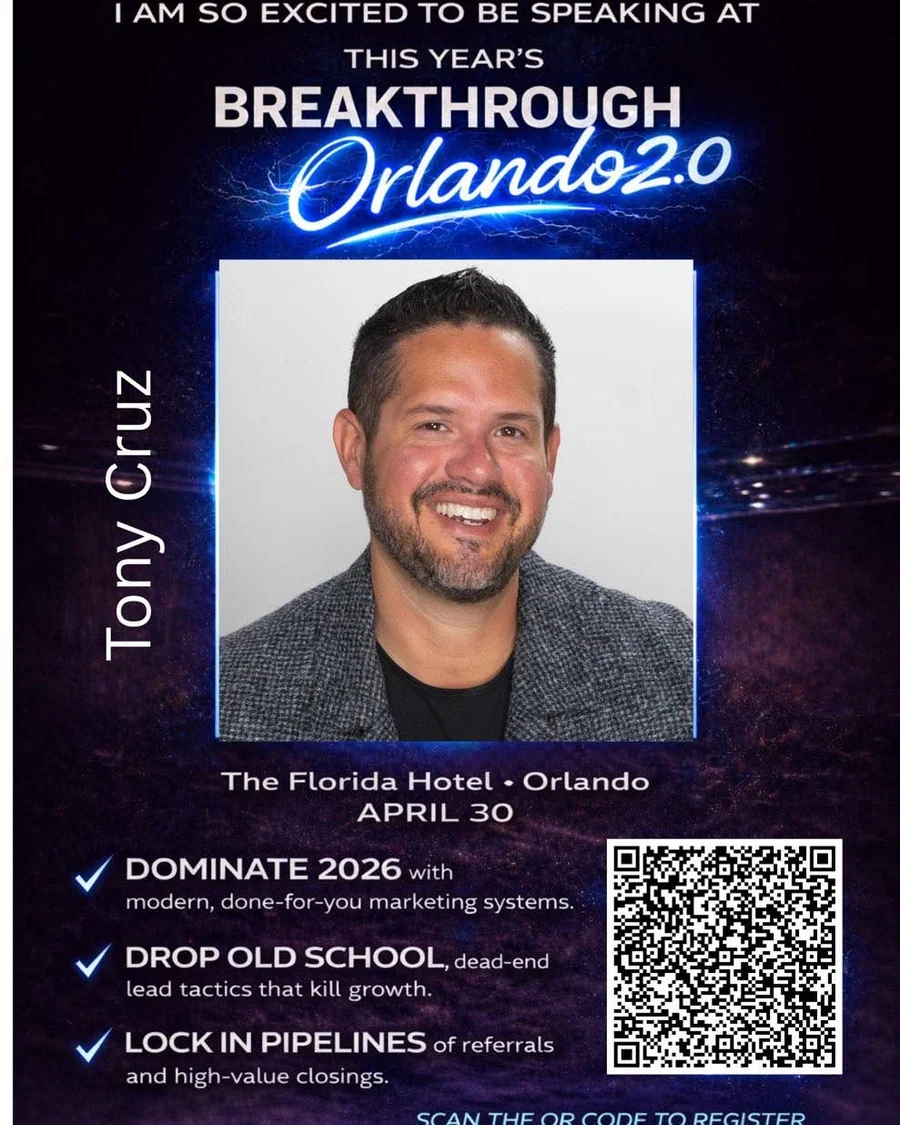 Anthony Cruz speaking at Breakthrough Orlando 2.0
