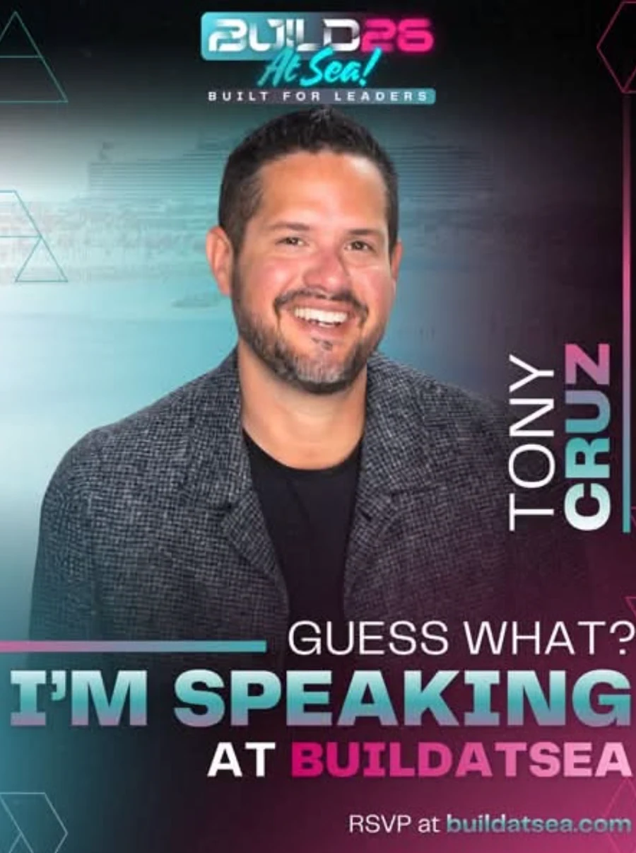 Anthony Cruz speaking at BUILD26 At Sea